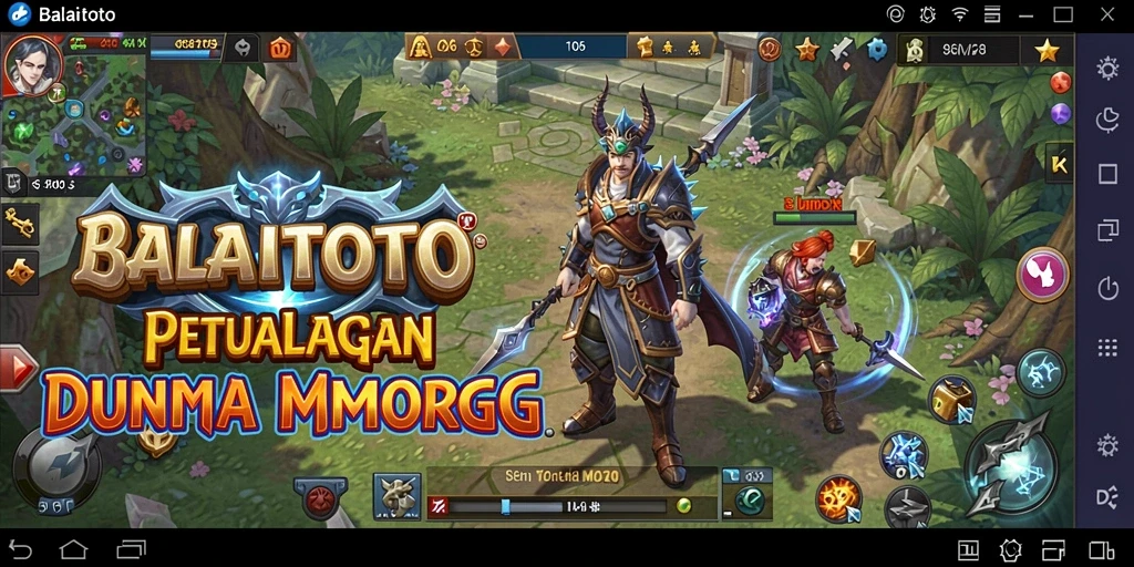 Tampilan gameplay seru di BALAITOTO dengan aksi petualangan yang mendebarkan.