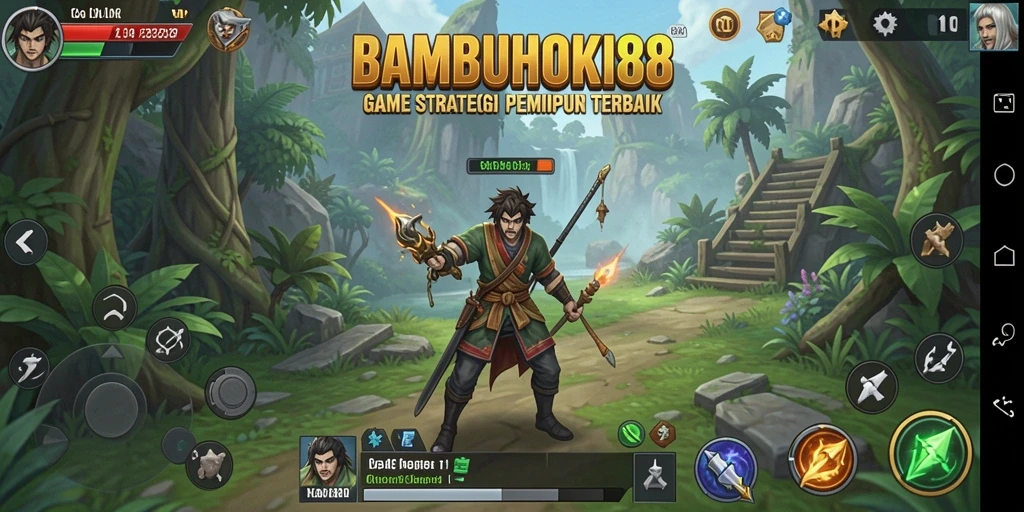 Tampilan menarik dari gameplay <strong>BAMBUHOKI88</strong> yang menampilkan aksi pertempuran strategis.