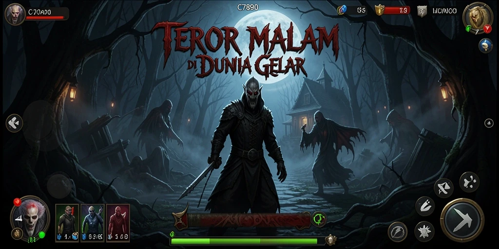 Screenshot utama C7890 menampilkan suasana gameplay yang mencekam dan menakutkan.