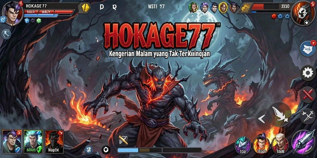 Gameplay menyeramkan yang mendebarkan di HOKAGE77.