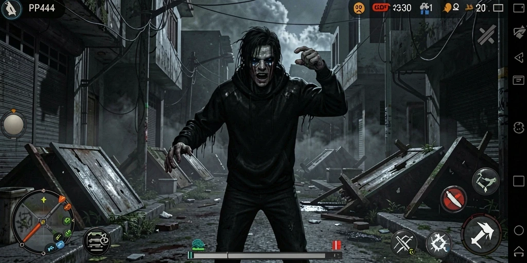 Menampilkan momen menegangkan dari gameplay PP444 yang seram.