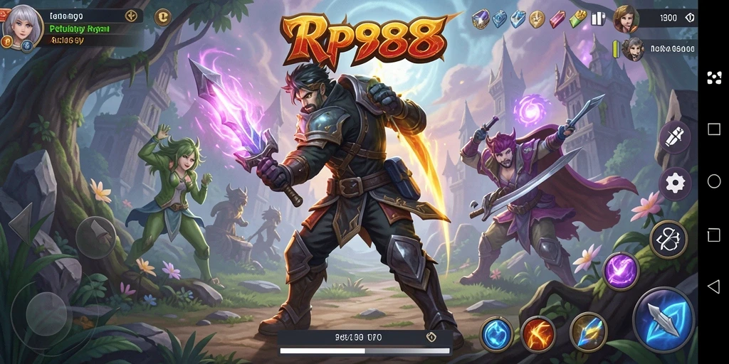 Gameplay seru ARPG dengan grafis menawan di RP888.