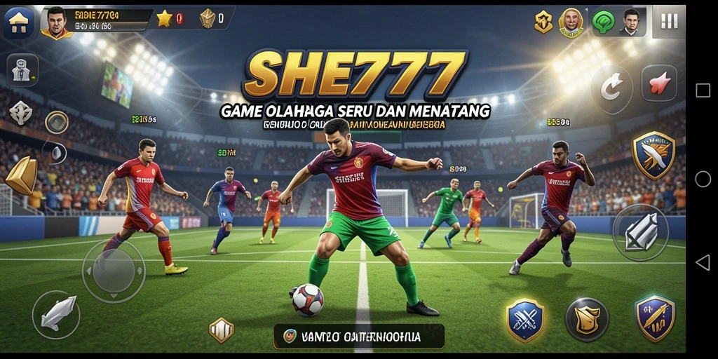 Tangkapan layar <strong>SHE777</strong> menampilkan aksi mendebarkan dalam permainan olahraga.