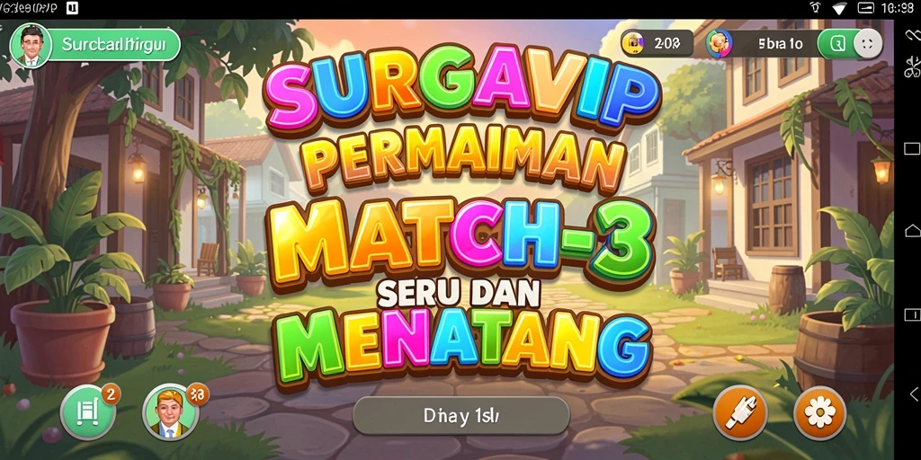Gameplay SURGAVIP yang penuh warna dan menantang.