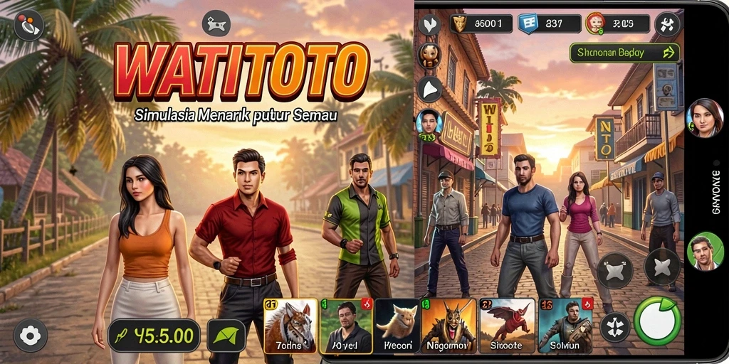 Tampilan gameplay WATITOTO yang menawan dan interaktif.