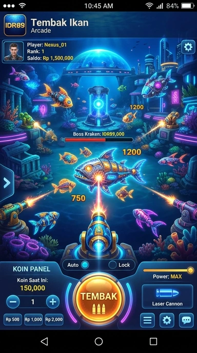 Screenshot aplikasi yang menunjukkan kategori aplikasi di idr89.